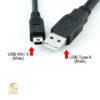 کابل Mini USB به USB2.0 دو سر نر