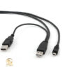 کابل Mini USB به USB2.0 دو سر نر