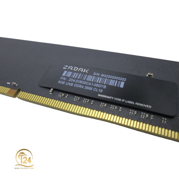 رم دسکتاپ ZADAK مدل DDR4 2666 ظرفیت 8 گیگ