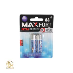 باتری قلمی آلکالاین MAXFORT بسته 2 عددی
