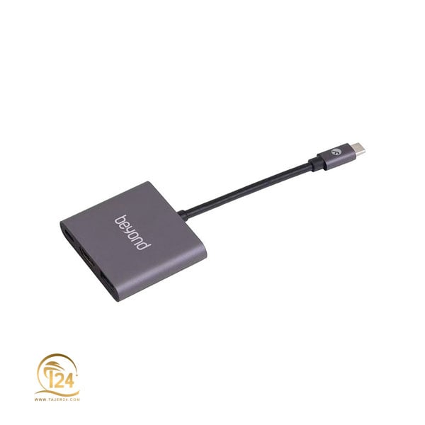 هاب Type-c به HDMI و USB بیاند مدل BA-407