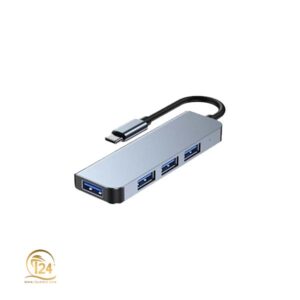 هاب Type-c چهار پورت USB3.0 پی نت مدل P-3612