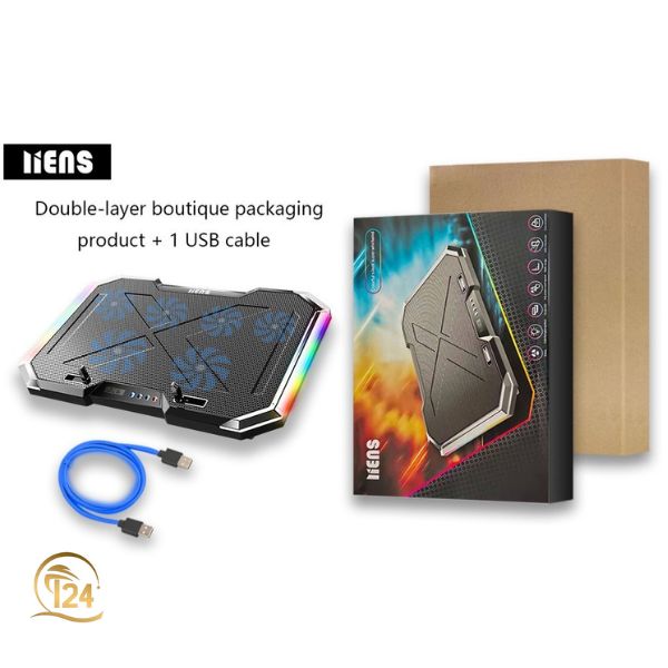 فن خنک کننده مخصوص لپ تاپ دارای 6 فن