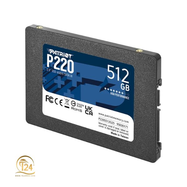 اس اس دی Patriot P220 512GB – سرعت بالا، عملکرد بینقص! 💾