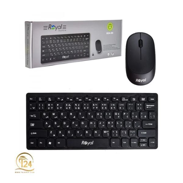 کیبورد و ماوس بی‌سیم ROYAL RKM-810 DD
