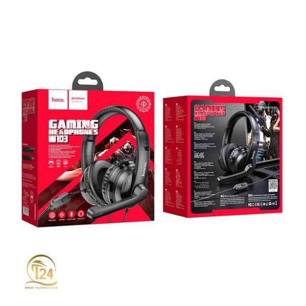 🎧 هدست با سیم HOCO مدل W103