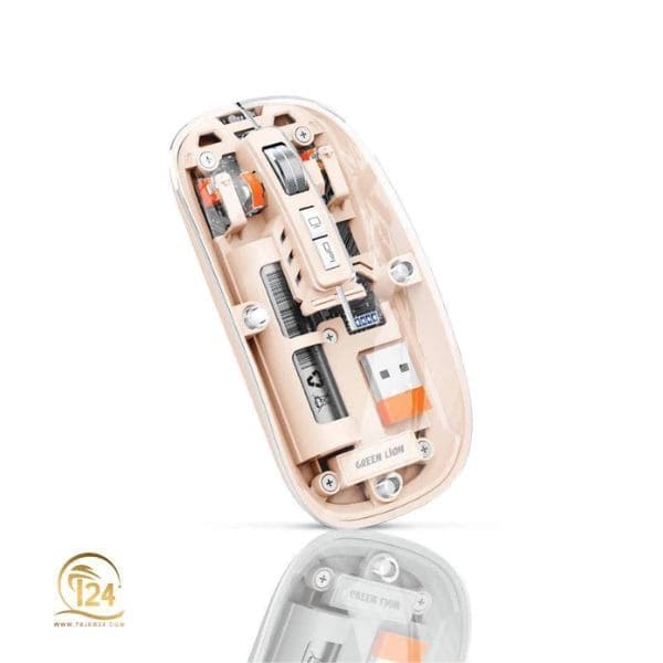 ماوس بی‌سیم شفاف K-2000 با طراحی مدرن و مینیمال